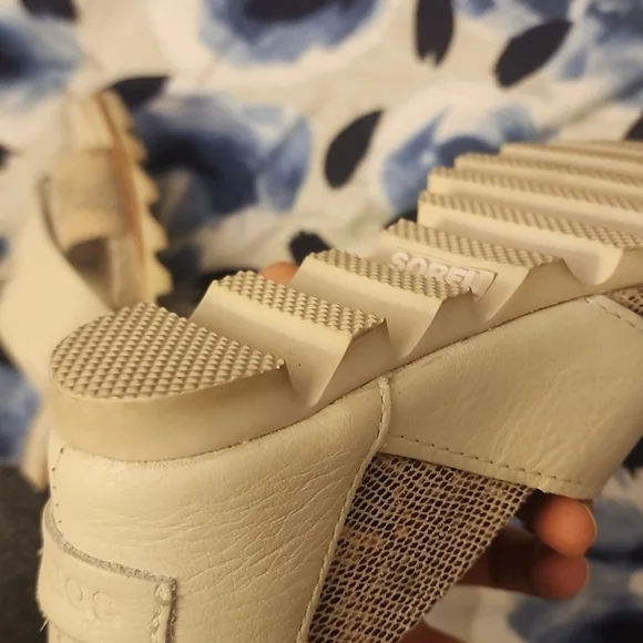 Sorel Women's Joanie II Casual Sandals - Snake and Creme - Size 8 - Picture 13 of 14